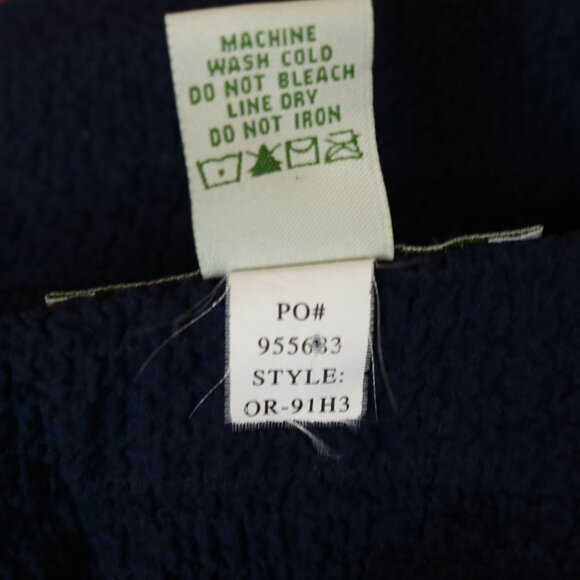 Orvis Navy Blue Scrunch Jacket Zip-Up Lightweight - Picture 11 of 12